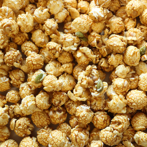 Pumpkin Spice Toffee Popcorn