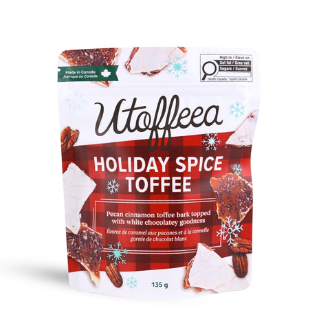 *Pre-order* Case of 12 x Holiday Spice Toffee 135g