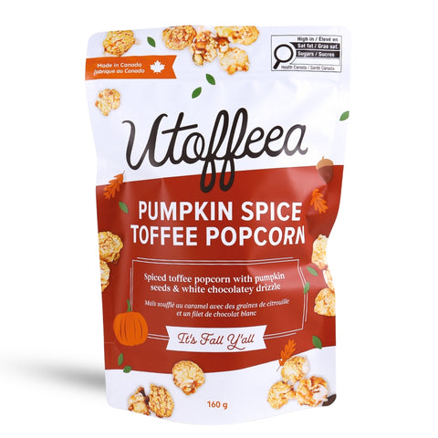 Pumpkin Spice Toffee Popcorn